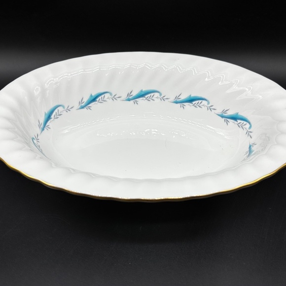 Minton Downing Oval Serving Bowl Bone China England - Picture 3 of 5